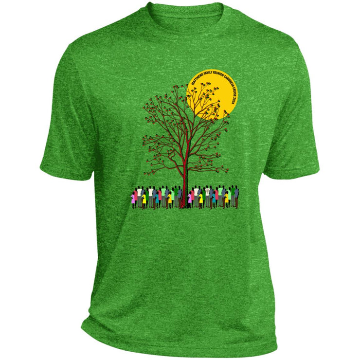 mother family tree-5-LOng99 CLOSEOUT - ST360 Heather Performance Tee