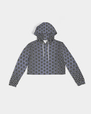 Women's Cropped Hoodie Blue