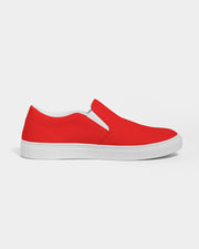 Red Women's Slip-On Canvas Shoe