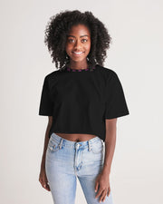 Women's Lounge Cropped Tee Black