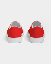 Red Women's Slip-On Canvas Shoe