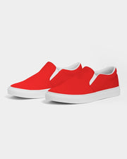 Red Women's Slip-On Canvas Shoe