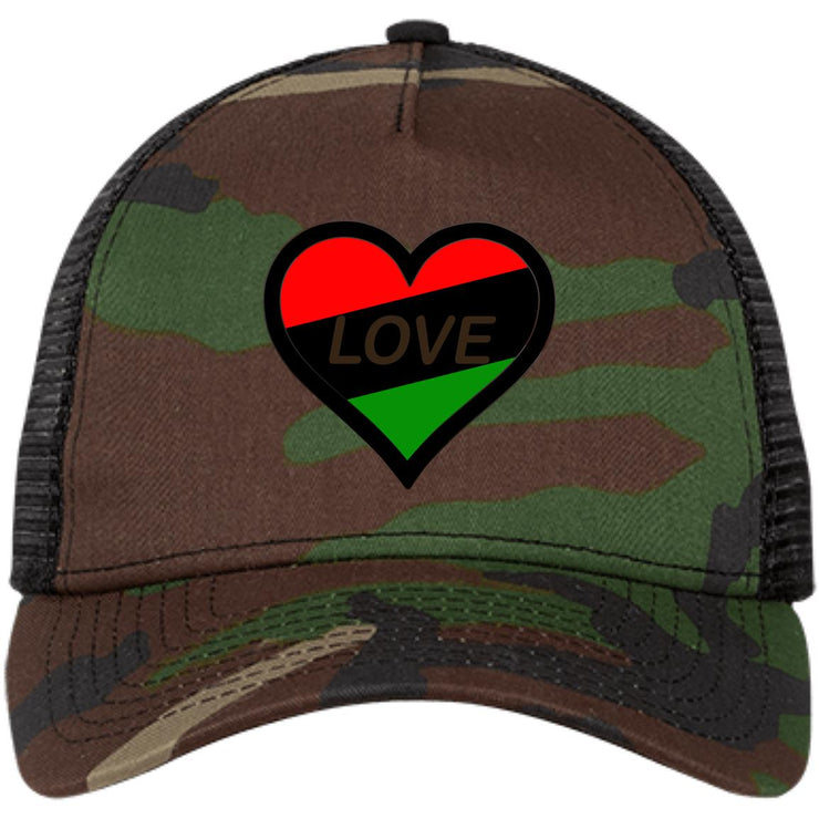 NE205 Snapback Trucker Cap  Love