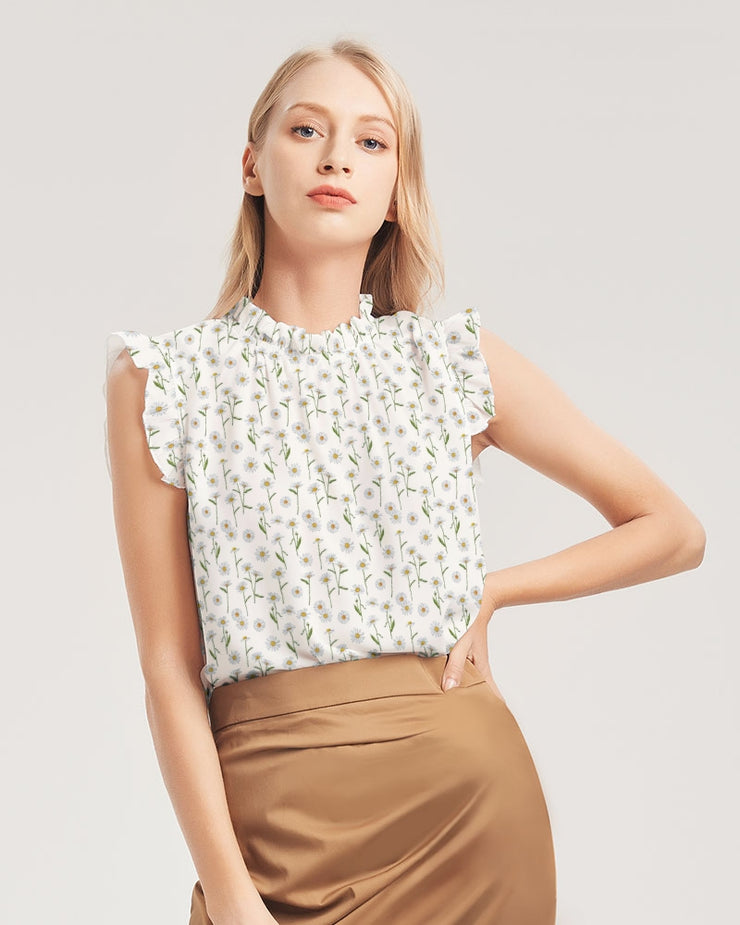 Daisy Ruffle Sleeve Top