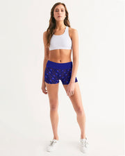 Women's Mid-Rise Yoga Shorts Arrow